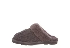 Bearpaw Womens Effie Slipper - Dark Grey -Shoe Sales Store US 01 100211 02