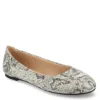 Journee Collection Womens Kavn Flat - Snake -Shoe Sales Store US 01 102020 00