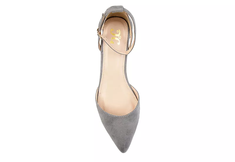 Journee Collection Womens Arkie Pump - Grey 8 Journee Collection Womens Arkie Pump - Grey - Image 6