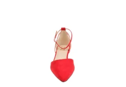 Journee Collection Womens Arkie Pump - Red -Shoe Sales Store US 01 102160 02