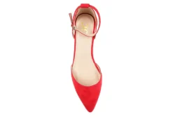 Journee Collection Womens Arkie Pump - Red -Shoe Sales Store US 01 102160 05