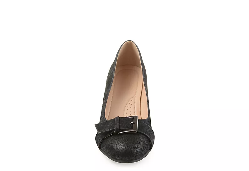 Journee Collection Womens Graysn Wedge Pump - Black 5 Journee Collection Womens Graysn Wedge Pump - Black - Image 3
