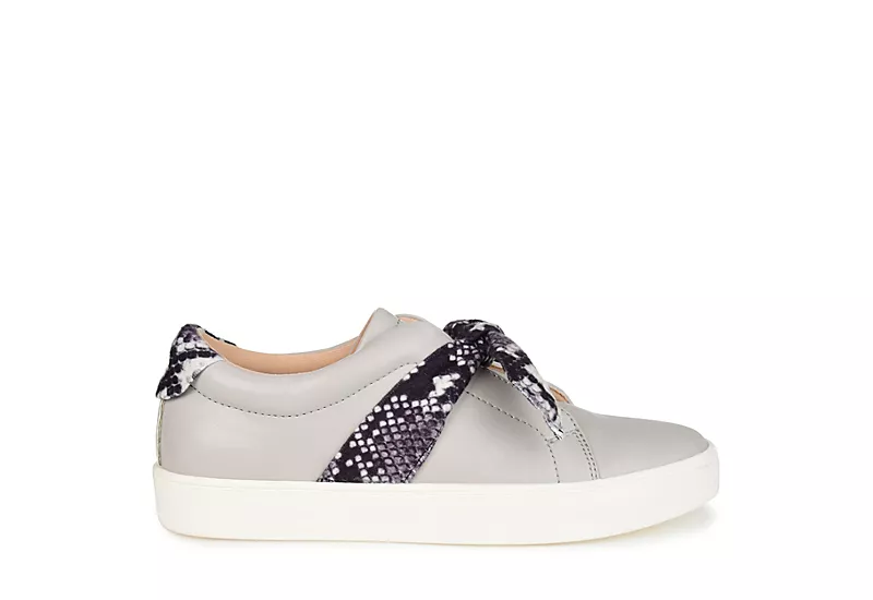 Journee Collection Womens Ash Sneaker - Grey 4 Journee Collection Womens Ash Sneaker - Grey - Image 2