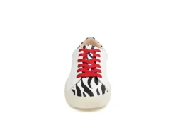 Journee Collection Womens Erica Sneaker - Zebra -Shoe Sales Store US 01 103115 02
