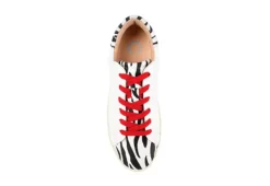 Journee Collection Womens Erica Sneaker - Zebra -Shoe Sales Store US 01 103115 05