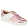 Journee Collection Womens Raaye Sneaker - Pink -Shoe Sales Store US 01 103191 00