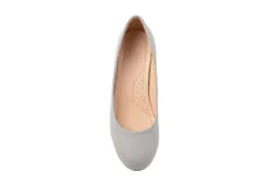 Journee Collection Womens Saar Pump - Grey -Shoe Sales Store US 01 103355 05