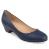 Journee Collection Womens Saar Pump - Navy -Shoe Sales Store US 01 103356 00