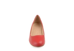 Journee Collection Womens Saar Pump - Red -Shoe Sales Store US 01 103358 02