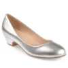 Journee Collection Womens Saar Pump - Silver -Shoe Sales Store US 01 103359 00