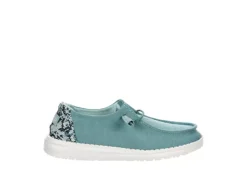 Heydude Womens Wendy Slip On Sneaker - Turquoise -Shoe Sales Store US 01 103609 01