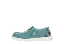 Heydude Womens Wendy Slip On Sneaker - Turquoise -Shoe Sales Store US 01 103609 03