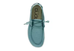 Heydude Womens Wendy Slip On Sneaker - Turquoise -Shoe Sales Store US 01 103609 05