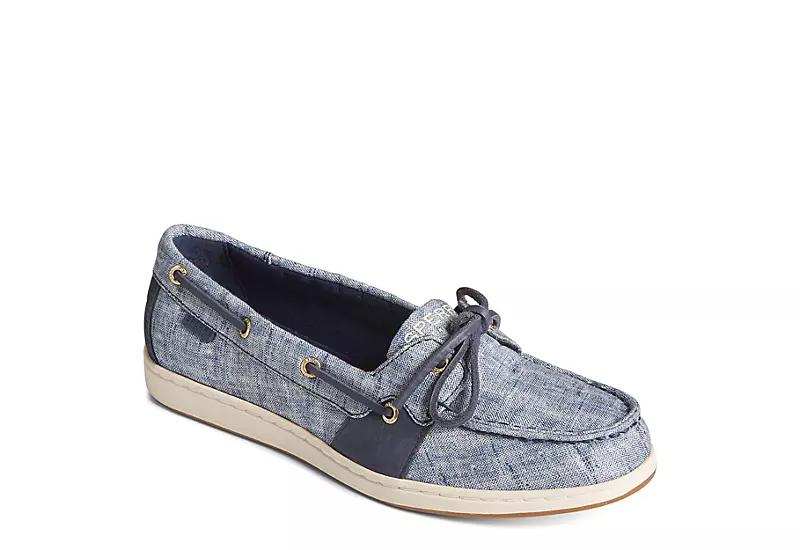 Sperry Womens Coastfish 1-eye Boat Shoe - Navy 3 Sperry Womens Coastfish 1-eye Boat Shoe - Navy