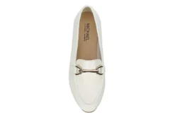 Michael By Michael Shannon Womens Silvana Loafer - White -Shoe Sales Store US 01 104946 05