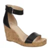 Xappeal Womens Amora Wedge Sandal - Black -Shoe Sales Store US 01 105217 00