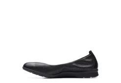 Clarks Womens Jeanette Ease Flat - Black -Shoe Sales Store US 01 105283 03