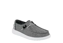 Heydude Womens Wendy Slip On Sneaker - Dark Grey