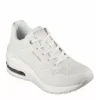Skechers Womens Million Air Elevated Air Sneaker - White -Shoe Sales Store US 01 105684 00