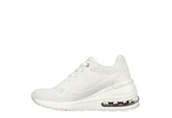 Skechers Womens Million Air Elevated Air Sneaker - White -Shoe Sales Store US 01 105684 02