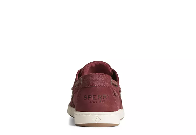 Sperry Womens Coastfish 2-eye Boat Shoe - Burgundy 6 Sperry Womens Coastfish 2-eye Boat Shoe - Burgundy - Image 4