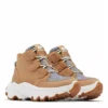 Sorel Womens Kinetic Breakthru Caribou High Top Sneaker - Tan -Shoe Sales Store US 01 105783 00