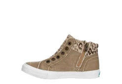Blowfish Womens Kora High Top Sneaker - Taupe 12 Blowfish Womens Kora High Top Sneaker - Taupe -Shoe Sales Store US 01 105833 03