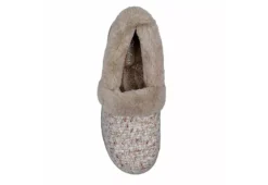 Skechers Womens Cozy Campfire Lazy Sunday Slipper - Taupe -Shoe Sales Store US 01 106022 03