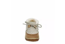 Minnetonka Womens Jenn Bootie Slipper - Tan -Shoe Sales Store US 01 106040 02