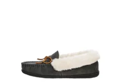 Minnetonka Womens Jessica Trapper Slipper - Dark Grey -Shoe Sales Store US 01 106041 03