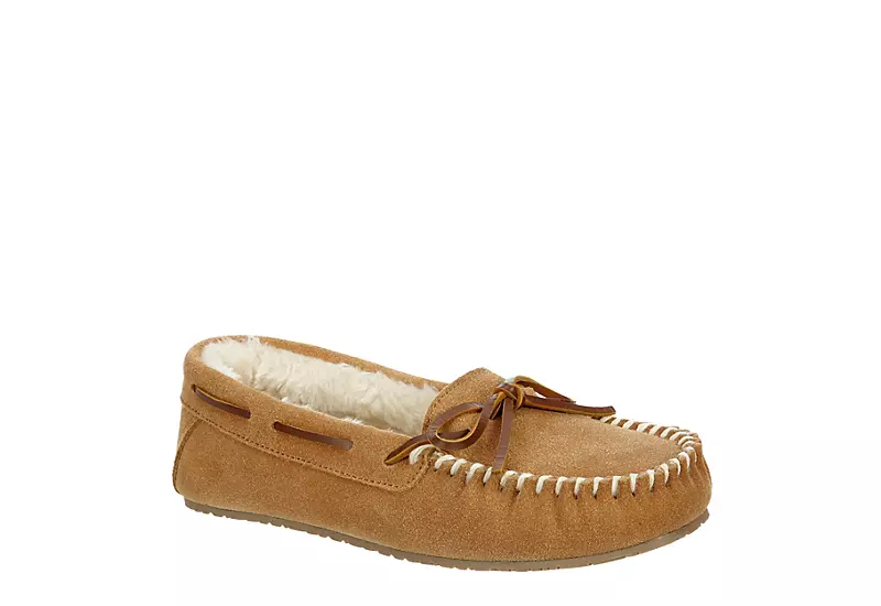 Minnetonka Womens Marj Moc Slipper - Tan 3 Minnetonka Womens Marj Moc Slipper - Tan