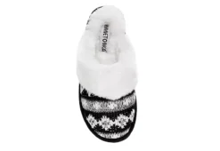 Minnetonka Womens Twyla Scuff Slipper - Black -Shoe Sales Store US 01 106047 05