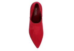 Michael By Michael Shannon Womens Nora Bootie - Red -Shoe Sales Store US 01 106109 05