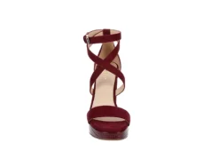 Limelight Womens Lainey Platform Sandal - Wine -Shoe Sales Store US 01 106134 02