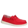Heydude Womens Wendy Slip On Sneaker - Red -Shoe Sales Store US 01 106161 00