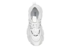 Steve Madden Womens Ecker Sneaker - White -Shoe Sales Store US 01 106176 05