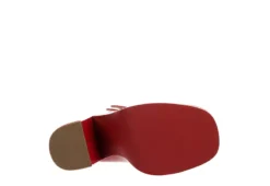 Steve Madden Womens Twice Pump - Red -Shoe Sales Store US 01 106225 06