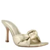 Marc Fisher Womens Daliot Slide Sandal - Gold -Shoe Sales Store US 01 106237 00