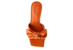 Marc Fisher Womens Demar Slide Sandal - Orange -Shoe Sales Store US 01 106243 03