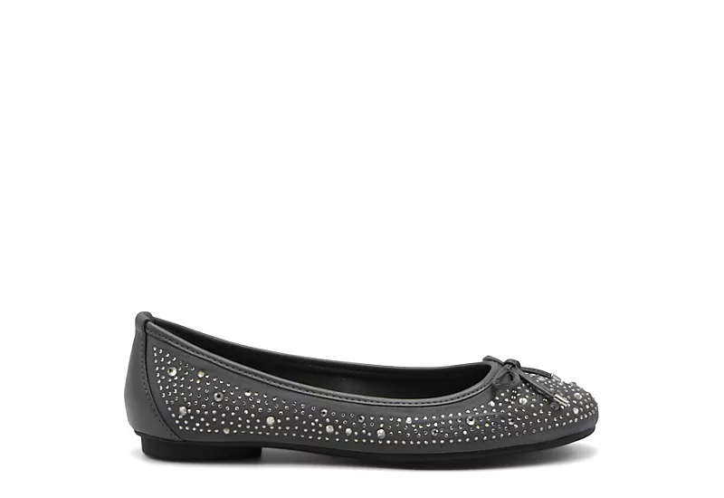 Adrienne Vittadini Womens Cathi Flat - Pewter 4 Adrienne Vittadini Womens Cathi Flat - Pewter - Image 2