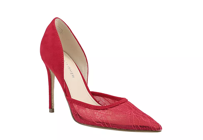 Marc Fisher Womens Christey Pump - Red 3 Marc Fisher Womens Christey Pump - Red