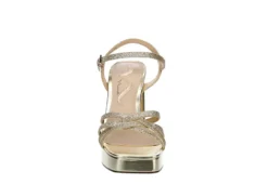 N By Nina Womens Sabrina Platform Sandal - Champagne 11 N By Nina Womens Sabrina Platform Sandal - Champagne -Shoe Sales Store US 01 106405 02