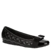 Ak Anne Klein Womens Gianna-q Flat - Black -Shoe Sales Store US 01 106419 00