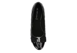 Ak Anne Klein Womens Gianna-q Flat - Black -Shoe Sales Store US 01 106419 05