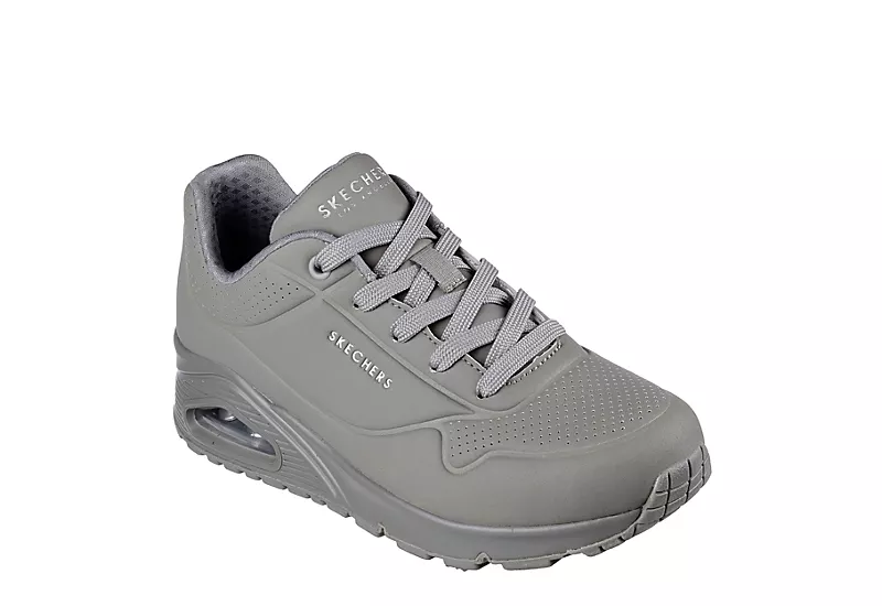 Skechers Womens Uno Sneaker - Grey 3 Skechers Womens Uno Sneaker - Grey