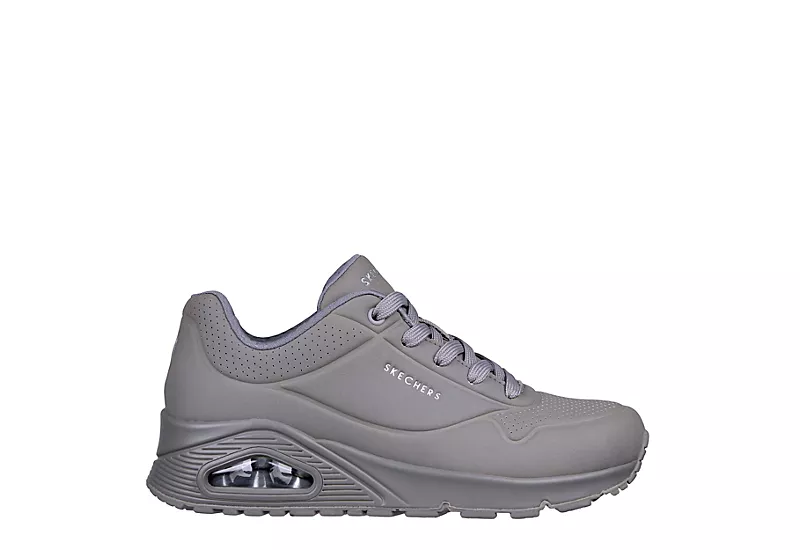 Skechers Womens Uno Sneaker - Grey 4 Skechers Womens Uno Sneaker - Grey - Image 2
