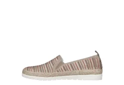 Skechers Womens Flexpadrille 3.0 Serene Sweetie Slip On Sneaker - Taupe -Shoe Sales Store US 01 106895 02