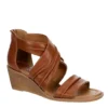 Eurosoft Womens Ginnifer Wedge Sandal - Brown -Shoe Sales Store US 01 106977 00