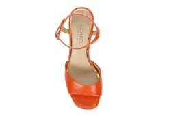 Michael By Michael Shannon Womens Seren Sandal - Orange -Shoe Sales Store US 01 107012 05