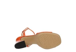 Michael By Michael Shannon Womens Seren Sandal - Orange -Shoe Sales Store US 01 107012 06